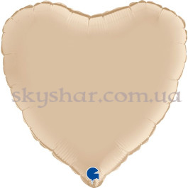 Опция Фольгированный шар "Сердце сатин кремовое Италия Grabo" 46 см – фото 4 Опция Фольгированный шар "Сердце сатин кремовое Италия Grabo" 46 см – фото 4