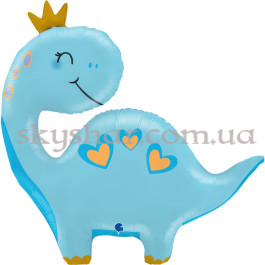 Опция Фольгована кулька "Блакитний динозаврик" – фото 5