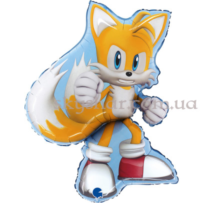 Фольгована кулька фігура "Тейлз Сонік (Sonic-Tails)" – фото 1