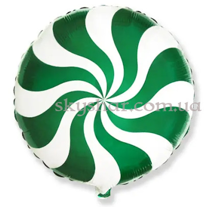 Фольгована кулька "Цукерка Льодяник Зелена" – фото 1