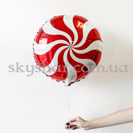 Фольгована кулька "Цукерка Льодяник Червоний" – фото 7