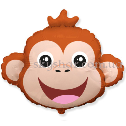 Фольгированный шар "Голова обезьяны" – фото 1