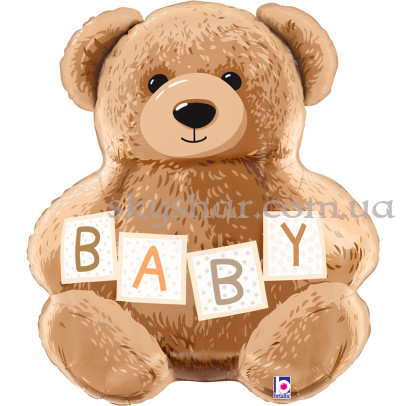 Фольгированный шар "Мишка для малыша" – фото 1