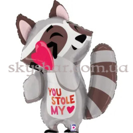 Опция Фольгована кулька "Єнотик ти вкрав моє серце" – фото 7