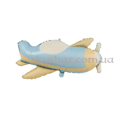 Фольгированный шар "Самолетик макарун" – фото 1 Фольгированный шар "Самолетик макарун" – фото 1