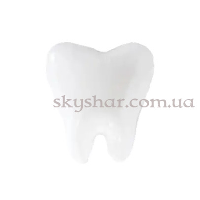 Фольгированный шар фигура "Зуб белый" – фото 1