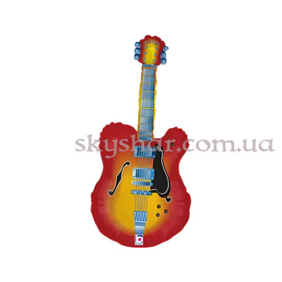 Фольгована кулька "Гітара червона" – фото 1