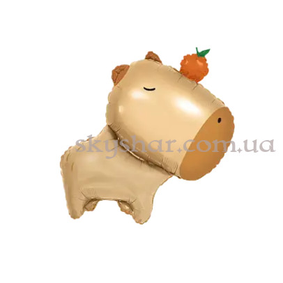 Фольгована кулька "Капібара" – фото 1 Фольгована кулька "Капібара" – фото 1
