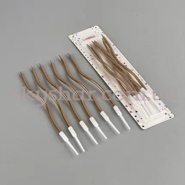 Опция Свічки для торту коктейльні Рожево-золоте 6 шт. – фото 14