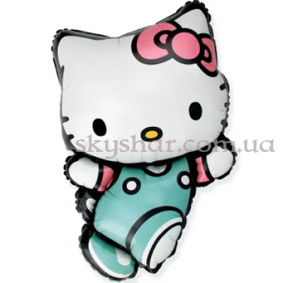 Фольгированный шар "Котенок Китти объятия" (Hello Kitty) – фото 1