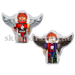 Опция Фольгированный шар фигура "Роблокс двухсторонний с крыльями (Roblox)" – фото 8 Опция Фольгированный шар фигура "Роблокс двухсторонний с крыльями (Roblox)" – фото 8