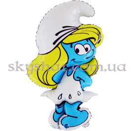 Опция Фольгированный шар фигура "Смурфетта" – фото 11 Опция Фольгированный шар фигура "Смурфетта" – фото 11