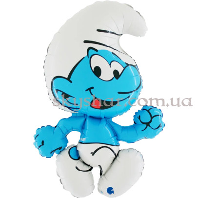 Фольгированный шар фигура "Смурфик" – фото 1 Фольгированный шар фигура "Смурфик" – фото 1