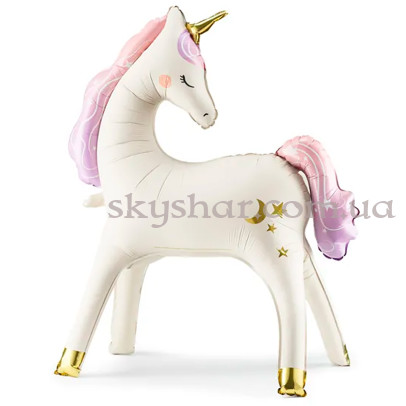 Фольгована стояча фігура "Ніжний єдиноріг" – фото 1