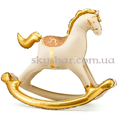 Фольгована стояча фігура "Конячка-гойдалка" – фото 1