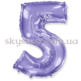 Опция Фольгована цифра "5" Бузкова – фото 22