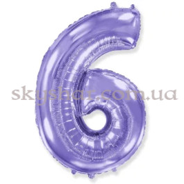 Опция Фольгована цифра "6" Бузкова – фото 25