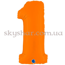 Опция Фольгированная цифра "1" Оранжевая – фото 6 Опция Фольгированная цифра "1" Оранжевая – фото 6