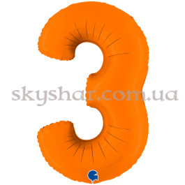 Опция Фольгированная цифра "3" Оранжевая – фото 18 Опция Фольгированная цифра "3" Оранжевая – фото 18