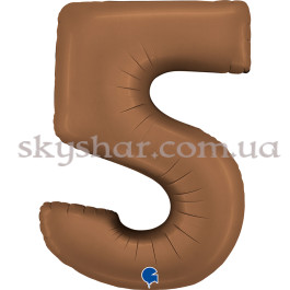 Опция Фольгована цифра "5" Сатин Шоколадна – фото 10 Опция Фольгована цифра "5" Сатин Шоколадна – фото 10