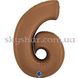 Опция Фольгированная цифра "6" Сатин Шоколадная – фото 12 Опция Фольгированная цифра "6" Сатин Шоколадная – фото 12