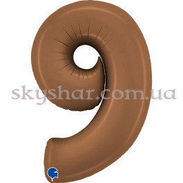 Опция Фольгированная цифра "9" Сатин Шоколадная – фото 3 Опция Фольгированная цифра "9" Сатин Шоколадная – фото 3