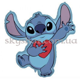 Опция Фольгована кулька фігура "Стіч з сердечком" – фото 22