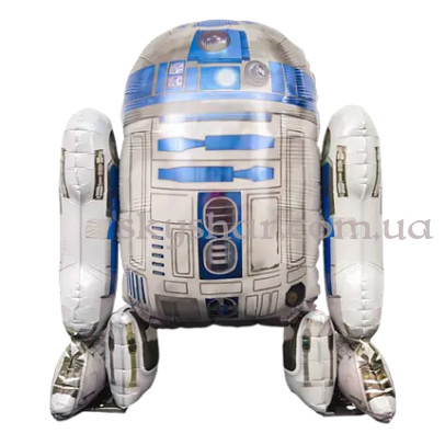 Фольгированная стоячая фигура "Дроид R2D2" – фото 1 Фольгированная стоячая фигура "Дроид R2D2" – фото 1
