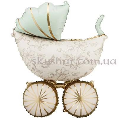 Фольгована кулька "Дитяча коляска" – фото 1 Фольгована кулька "Дитяча коляска" – фото 1