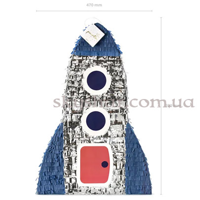 Пиньята "Ракета" с лентами – фото 1