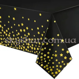 Опция Скатерть Золотые звёзды на черном 1,4х1,8м – фото 6 Опция Скатерть Золотые звёзды на черном 1,4х1,8м – фото 6