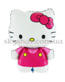 Фольгированный шар "Кошечка Китти с бантом" (Hello Kitty) – фото 2