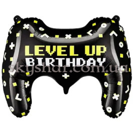 Опция Фольгированный шар "Игровой Джойстик "LEVEL UP BIRTHDAY" – фото 26