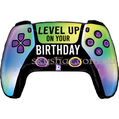 Фольгована кулька "Яскравий джойстик на день народження" – фото 1