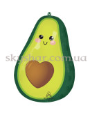 Фольгована кулька "Авокадо з серцем" – фото 2 Фольгована кулька "Авокадо з серцем" – фото 2