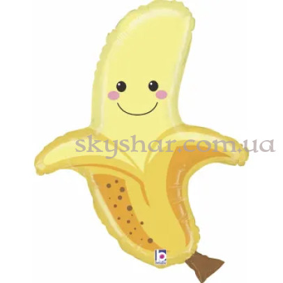 Фольгована кулька "Банан" – фото 1 Фольгована кулька "Банан" – фото 1