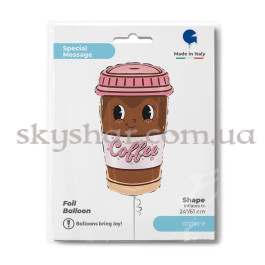 Фольгированный шар фигура "Стаканчик кофе" – фото 27
