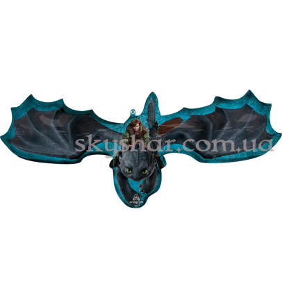 Фольгована кулька "Як приборкати дракона" – фото 1