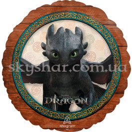 Опция Фольгированный шар "Круг Как приручить дракона" – фото 5 Опция Фольгированный шар "Круг Как приручить дракона" – фото 5