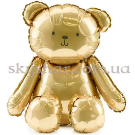 Опция Фольгована стояча фігура "Ведмедик золотистий" – фото 5