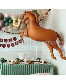 Фольгированный шар "Лошадка коричневая" – фото 3