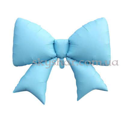 Фольгована кулька "Блакитний Бантик" – фото 1 Фольгована кулька "Блакитний Бантик" – фото 1