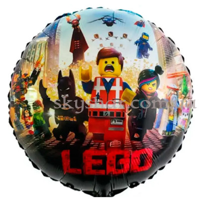 Фольгированный шар "ЛЕГО" (LEGO) – фото 1 Фольгированный шар "ЛЕГО" (LEGO) – фото 1