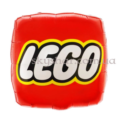 Фольгована кулька "Квадрат ЛЕГО" (LEGO) – фото 1 Фольгована кулька "Квадрат ЛЕГО" (LEGO) – фото 1