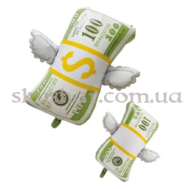 Опция Фольгована кулька "Долар з крилами" – фото 22