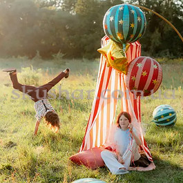 Фольгована кулька "Сфера зелена з зірками" – фото 6