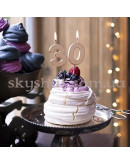 Свеча-цифра "0" Розовое золото – фото 4 Свеча-цифра "0" Розовое золото – фото 4