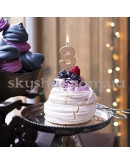 Свеча-цифра "3" Розовое золото – фото 3 Свеча-цифра "3" Розовое золото – фото 3