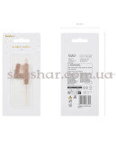 Свеча-цифра "4" Розовое золото – фото 4 Свеча-цифра "4" Розовое золото – фото 4