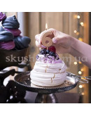 Свеча-цифра "6" Розовое золото – фото 3